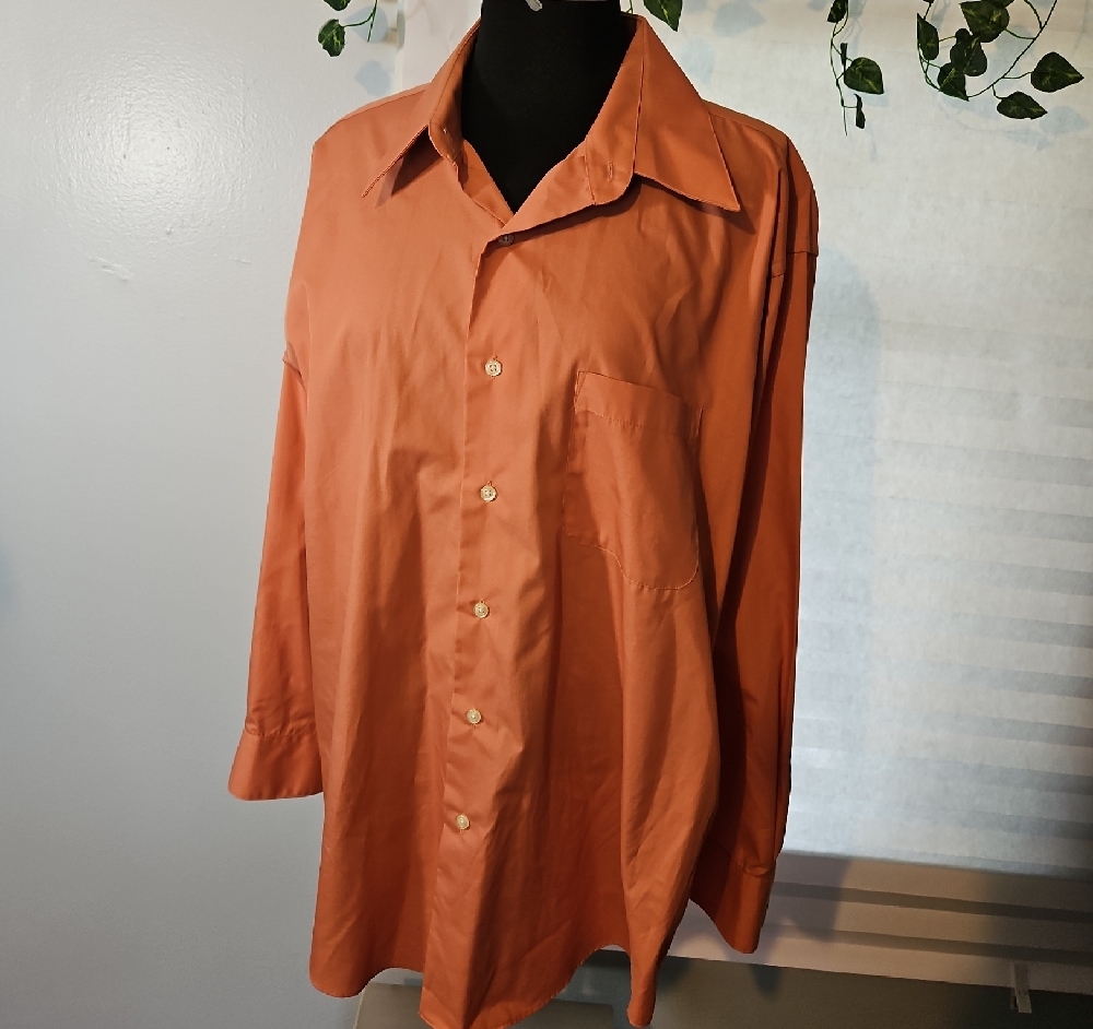 Valerio Garati Mens Coral Dress Shirt